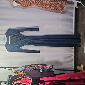 Lightly Kiss Blk/Royal Blue Jumpsuit Sz S